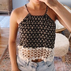 Mind Code Halter Crop Top